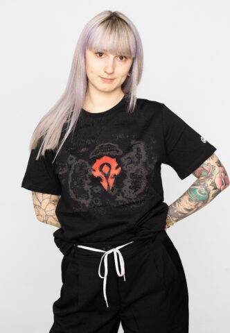 World Of Warcraft – Azeroth Horde – T-Shirt – Schwarz – S – 100% Baumwolle