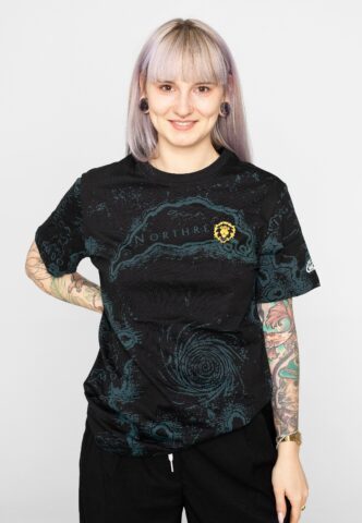 World Of Warcraft – Azeroth Map – T-Shirt – Schwarz – S – 100% Baumwolle