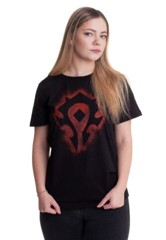World Of Warcraft – Horde – T-Shirt – Schwarz – M – 100% Baumwolle