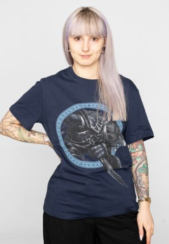 World Of Warcraft – Worgen Dark Blue – T-Shirt – Blau – L – 100% Baumwolle