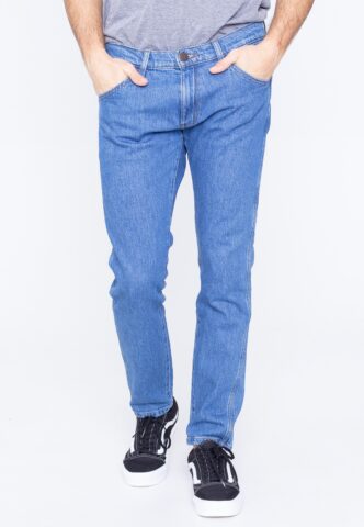 Wrangler – Bryson All In Stone – Jeans – Blau – W28 / L32 – 99% Baumwolle, 1% Elastan