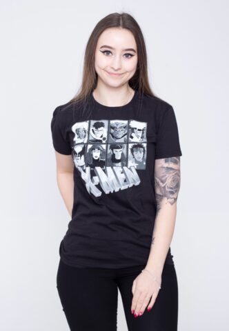 X-Men – Greyscale – T-Shirt – Schwarz – L – 100% Baumwolle