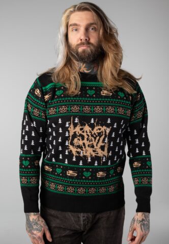 Heaven Shall Burn – Tank Limited Winter Knit – Pullover – Schwarz – XXL – 100% Polyacryl