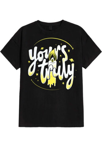 Yours Truly – Afterglow Candle – T-Shirt – Schwarz – S – 100% Baumwolle,Jersey