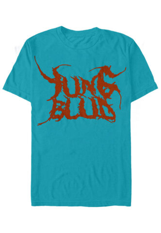 Yungblud – Deadhappy (Backprint) Blue – T-Shirt – Blau – S – 100% Baumwolle