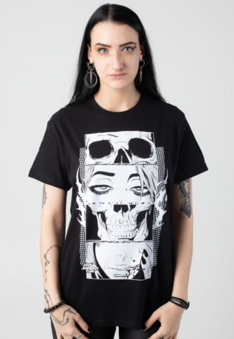 Zombie Makeout Club – Slides – T-Shirt – Schwarz – S – 100% Baumwolle